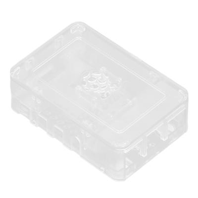 For Raspberry Pi 4 Case ABS Detachable Scratch Resistant Heat Dissipation Protective Shell Transparent