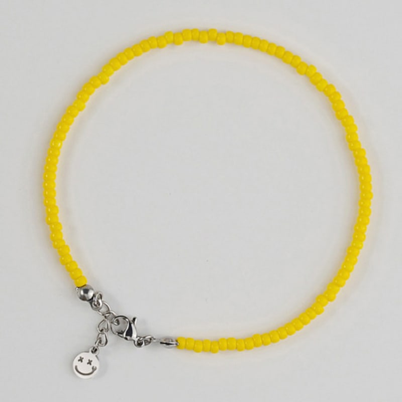 BICYCLE TROPHY Pickman Daily Bead Bracelet 01 (YELLOW / 3mm Miyuki Beads)