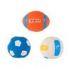 Dog Toys with Sound Latex Chew Balls Raised Texture Teeth Cleaning Flexible Balls Relieve Boredom And Anxiety Chew Toy