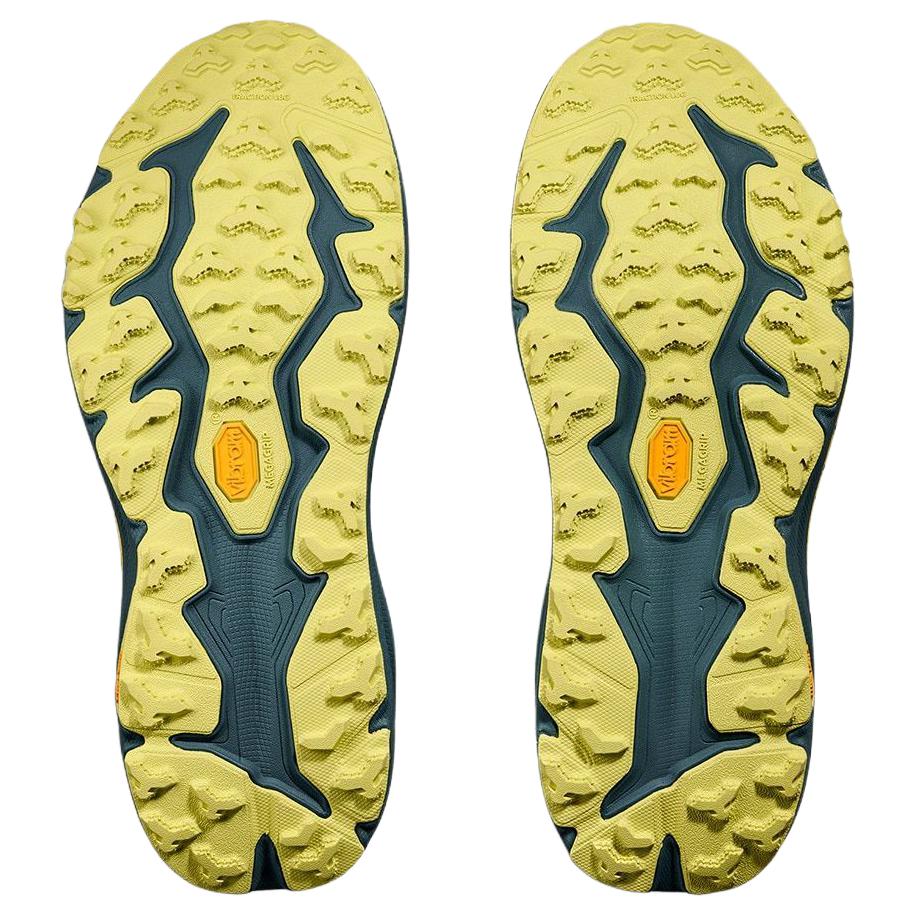 Hoka One One Speedgoat 6 Versatile Comfortable Shock Absorbing Durable Rebound Low Top Running Shoes Men Sneakers Yellow Orange 1147791-TTT