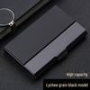 Men's and Women's Portable Stainless Steel Leather Business Card Holder