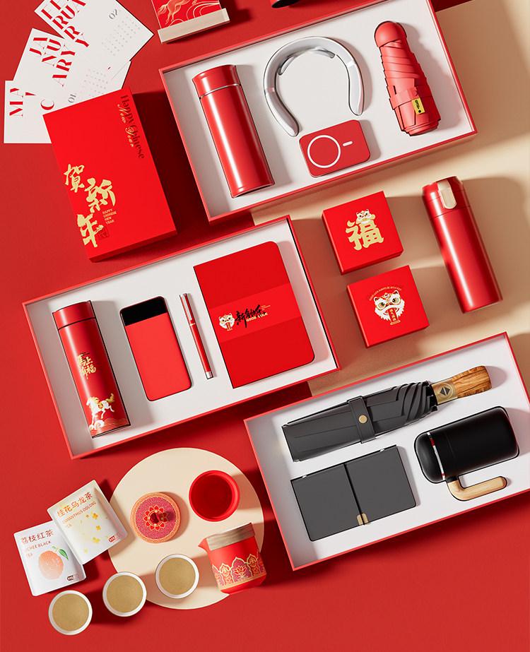 2026 Year of the Horse Business Gift Set: Annual Meeting Souvenir for Clients & Employees with Custom Logo