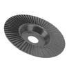 Wood Carving Disc Shaping Wheel 125mm Tungsten Carbide Accessory for Woodworking Black