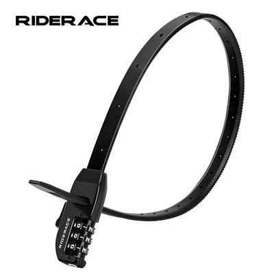 Trava de capacete com senha de 3 dígitos Trava de bicicleta multiuso Zip Tie Senha modificável Anti-roubo Trava de senha de aço Braçadeira de cabo