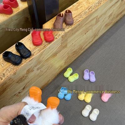 17cm Pullip Puppenkopfhörer & Schuh-Dekorationsset – Trendige Verkleidungsaccessoires