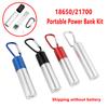 1x18650/21700 Tpye-C Portable Power Bank Case with Buckle DIY Mobile Power Supply Sleeve Material Solderless Battery Box
