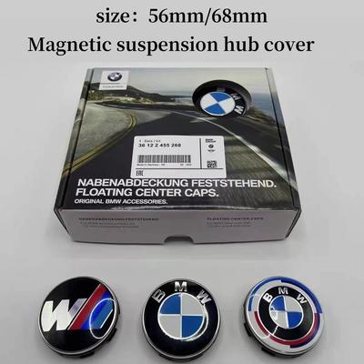 4 ks 56/68mm plovoucích středových krytek kol pro 50. výročí – Pasují na E39 E46 E60 F10 F30 G20 X3 X5 (Příslušenství Auto Hub)