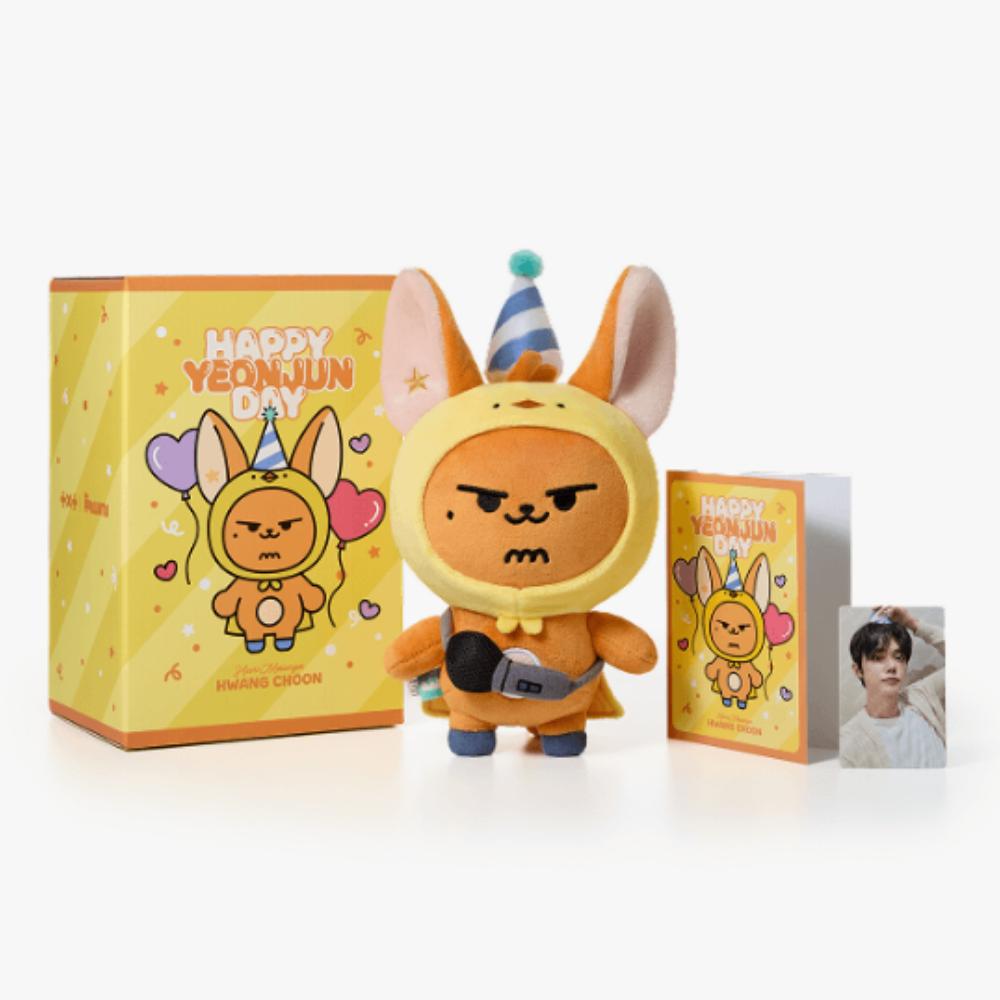 [Официальный] Плюшевый набор TXT HBD(БЁМГЮ, ТэХён, Субин, Ёнджун) Ограниченное MD KPOP TXT PLUSH SET YEONJUN