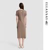 ELLASSAY 2026 Summer Cotton Blend A-line Short Sleeve Dress