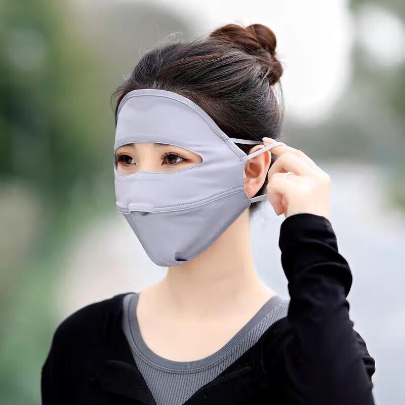 Shiguangxia Women's Summer Full-Face Sun Protection Mask