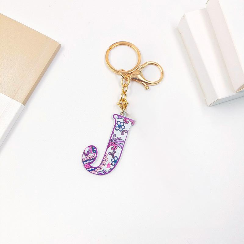 Colorful English Alphabet Keychain & Graduation Gift Accessory
