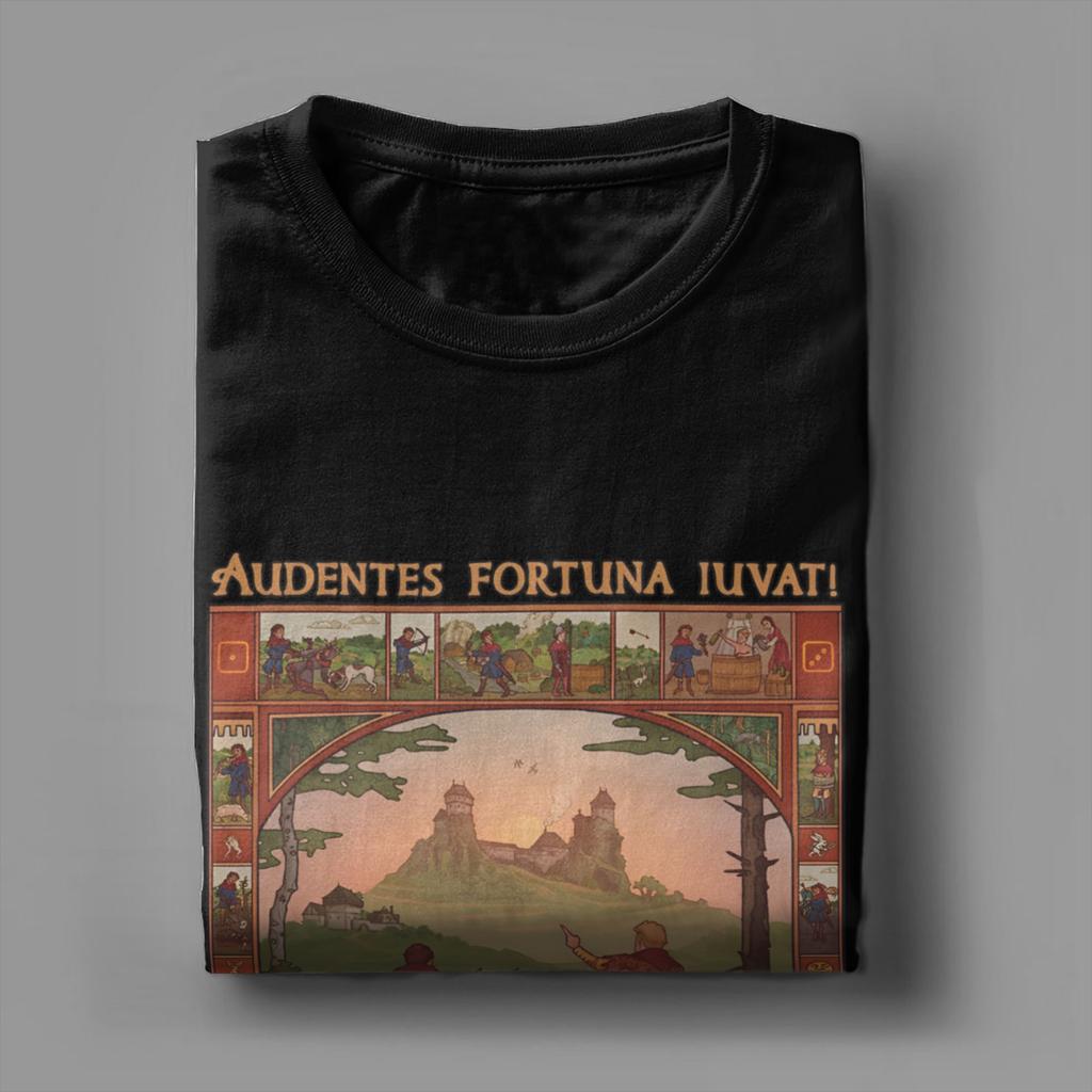 Kingdoms Come Deliverances   T Shirt Summer  100 Cotton T-Shirts For Couple Harajuku Casual Tshirt Short Sleeves  Retro Clothes