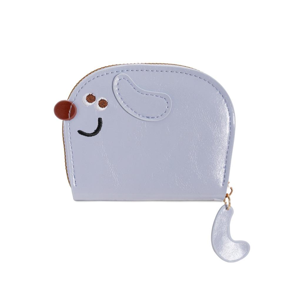 Cartoon PU Leder Kartenhalter Reißverschluss Kartenhalter Mode Hund Kartenetui Frauen