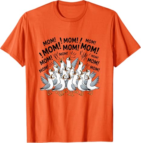 2026 New Fashion Mothers Day Novelty TShirt Gift Funny Bird Mom Seagull Funny Mama Seagulls Ocean Graphic Aesthetic Clothes