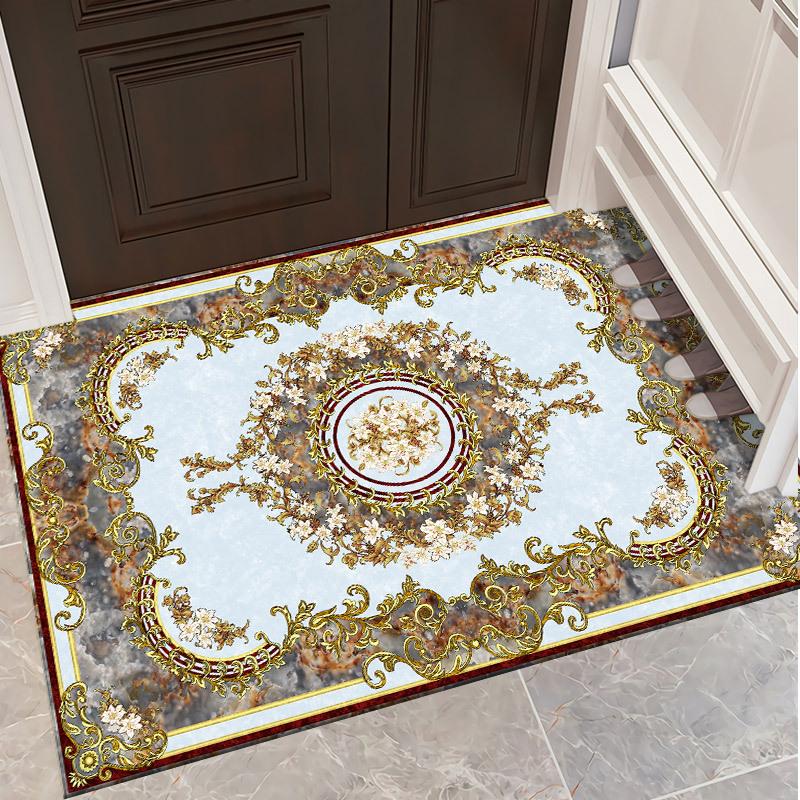 New Chinese Style Entrance Mat Entry Door Mat Dirt Resistant and Easy To Maintain  Living Room Bedroom Carpet