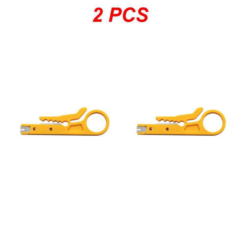 1,1-5PC Wire Stripper Knife Crimper Pliers Crimping Tool Cable Stripping Wire Cutter Multi Tools Cut Line Multifunctional Hand T