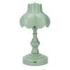 Flower Night Lamp Bedroom   Retro Table Bedside LED Eye Protective Light Rechargeable for Studying