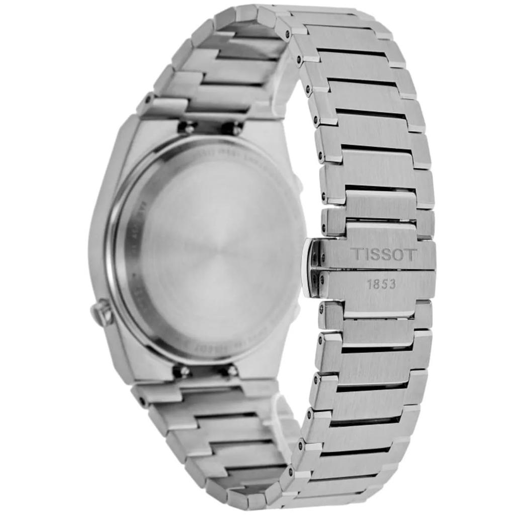 TISSOT PRX Digital 35mm Unisex Watch with Silver Dial and Bracelet (T1372631103000) [Official Import]