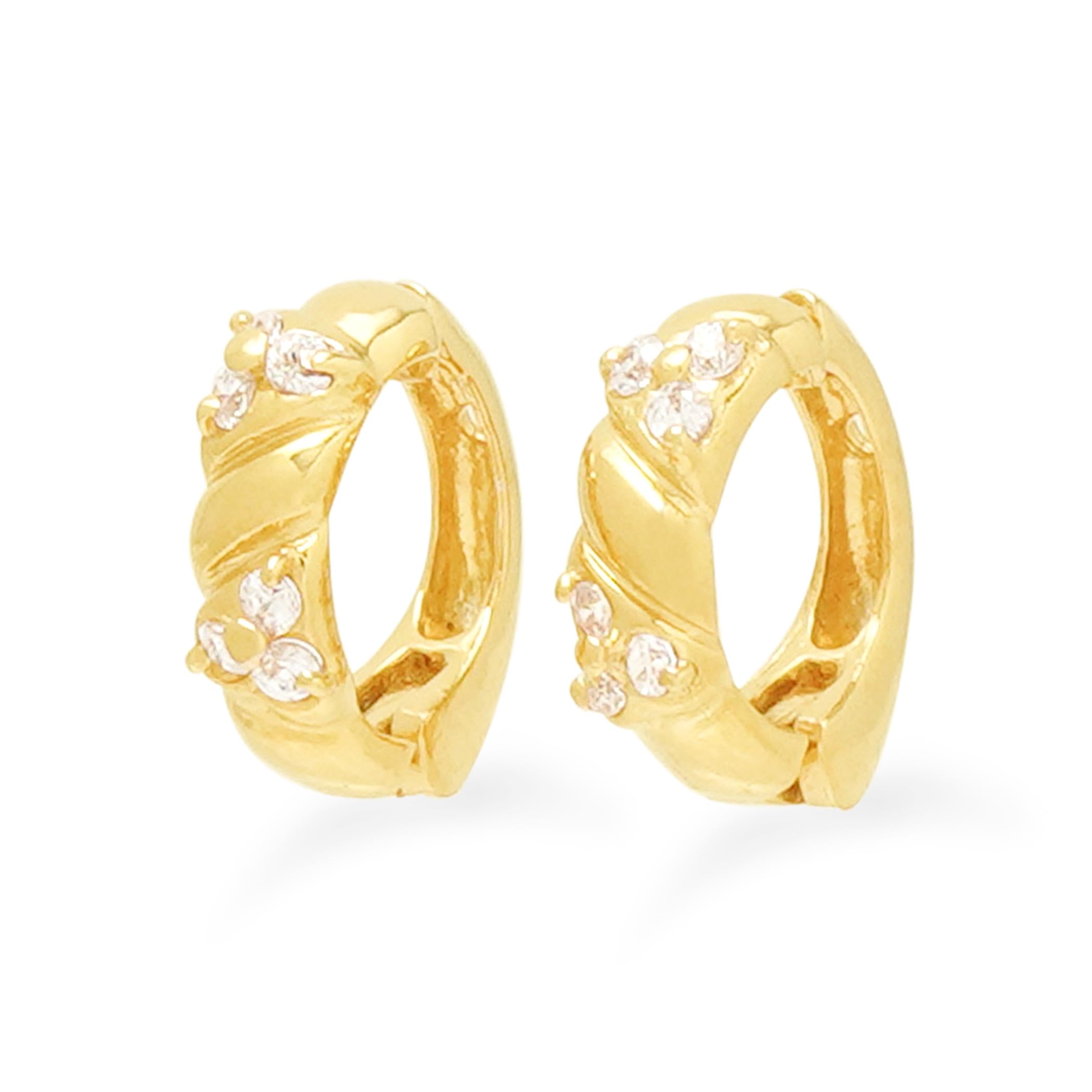 

ESTELLE Earrings Silver Yellow Gold Plated Cubic Zirconia [ESTELLE] [Official] Women s 0776-0063-0000-0000 жёлтый