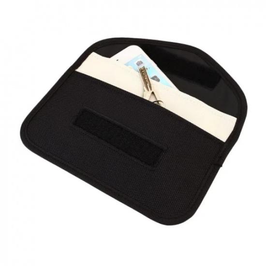 Custom Car Key Signal Blocker Case Faraday Bag for Car Key Mobile Phone Signal Blocking WIFI/GSM/LTE/NFC/RFID 3G 4G 5G Phones