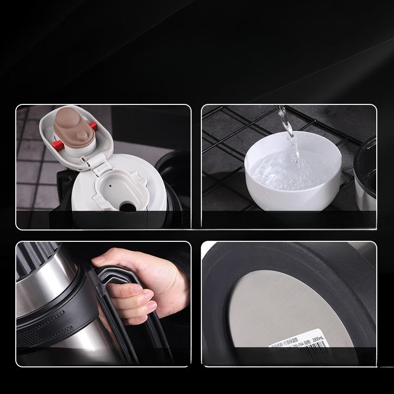 Outdoor Long-term Insulation Travel Pot Stainless Steel Strap Large Capacity Travel Pot