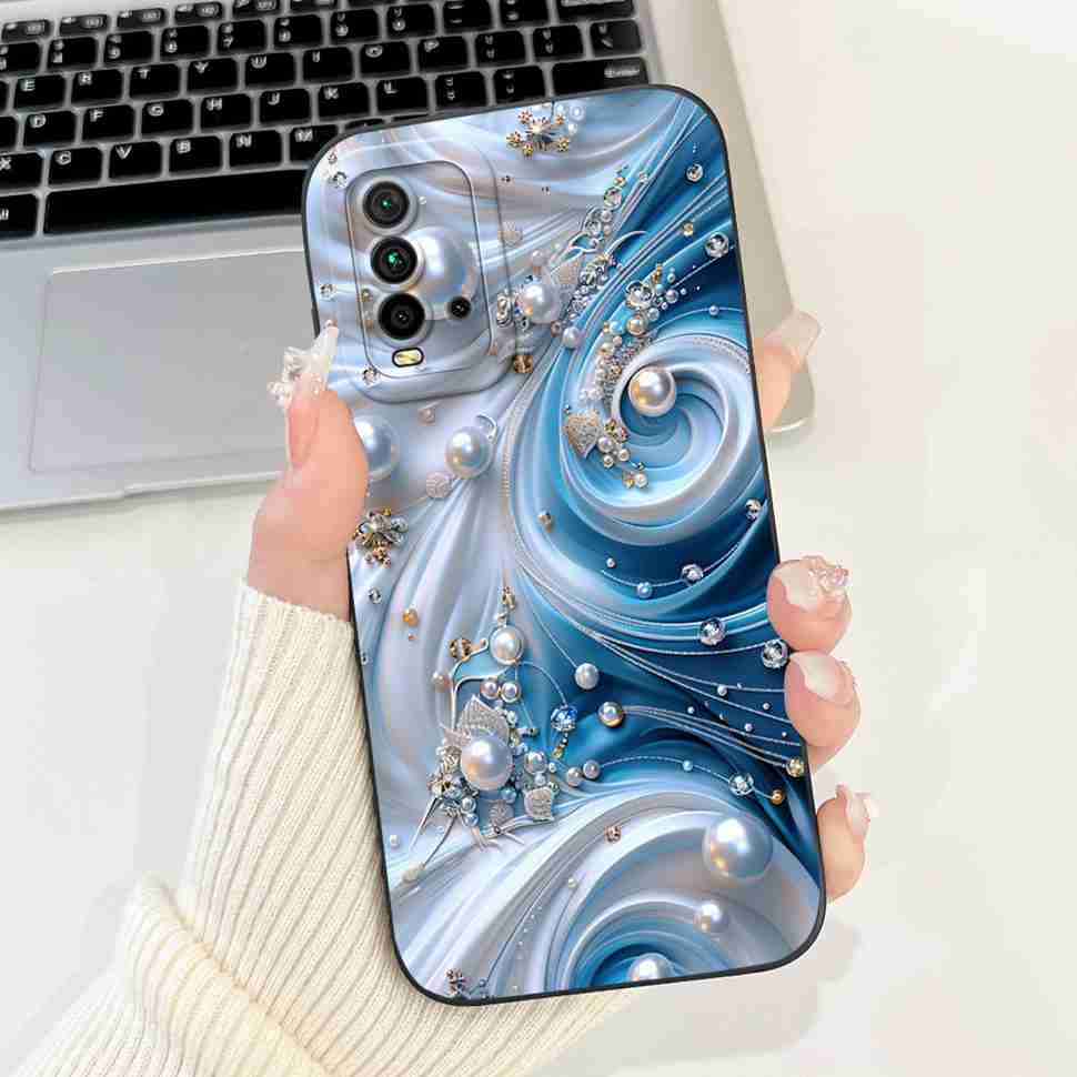 For Xiaomi Redmi 9T 6.53" Case Cute Colorful Butterfly Love Soft Silicone TPU Cover For Redmi 9T Redmi 9 Power Phone Shell Bags