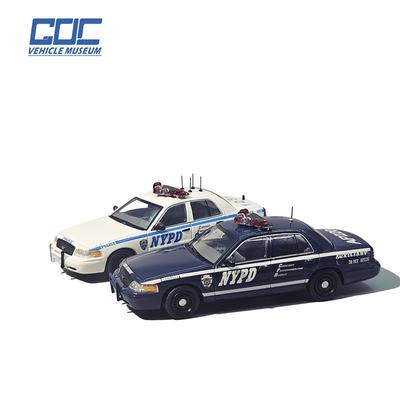 Goc 1:64 Crown Victoria Police Diecast Model Car