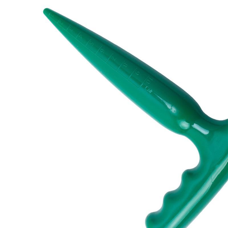 1PC Handheld Clear Scale Garden Hole Puncher Lightweight Digging Planting Tool Seed Sowing Hole Dispenser For Gardening