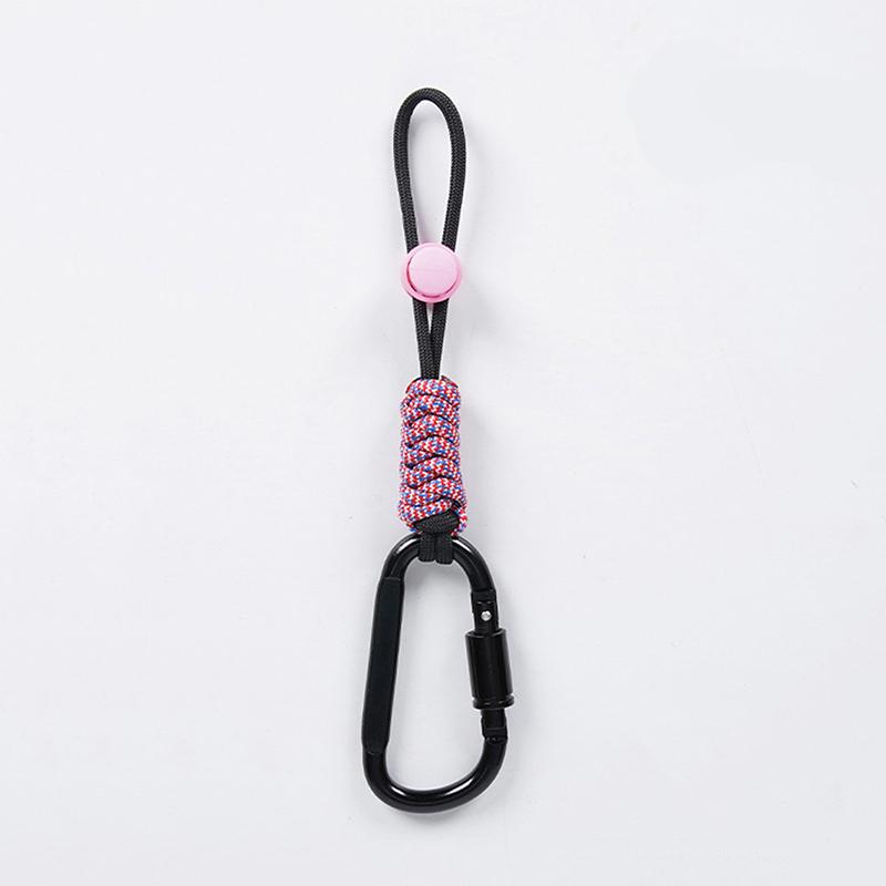 

Quick-Release Paracord Water Bottle Hang Buckle Carabiner Portable Clip Multifunctional Hook For Outdoor Hiking Backpack A4