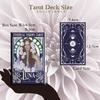 LANG Tarot Cards Visions Luna Edition with Japanese Instructions and Special Hard Popular with Ethereal Visions Luna Edition Tarot Reading [Ethereal