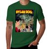 T-shirt DYLAN DOG abbigliamento estivo neri sublimi pesanti abbigliamento uomo