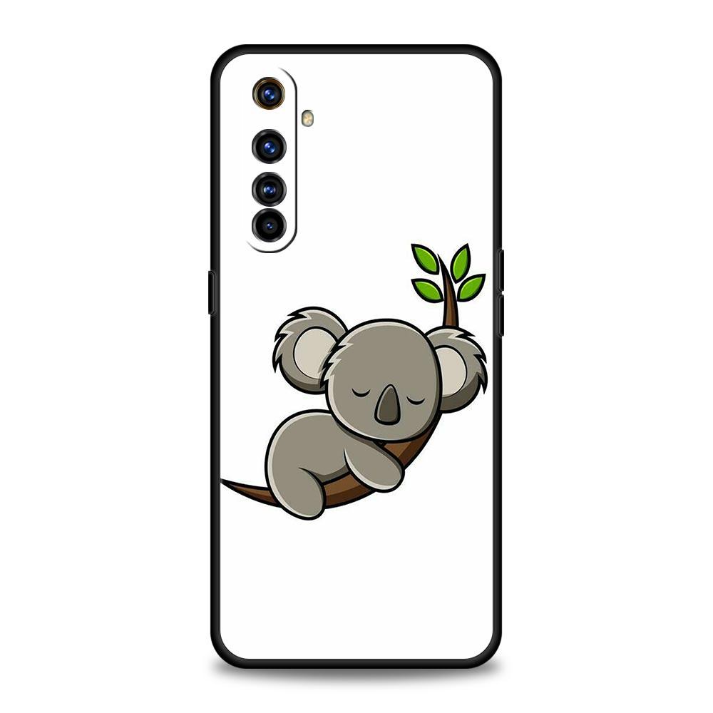 Koala Phone Case For Realme 12 11 10 9 8 5G 7 6 GT5 GT3 GT2 Pro Plus C21 C11 C25 C35 For Realme GT Neo 2 3 3T 5 Cover