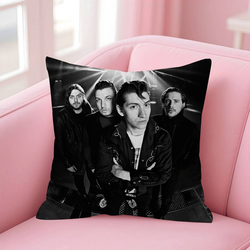 A-Arctic Rock Monkeys Band Cushion Cover Car Throw Pillow Case For Sofa Car Christmas Gift