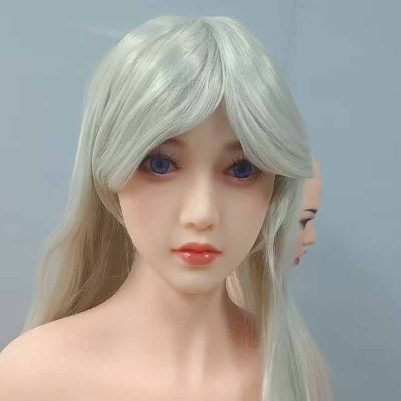 Rozhraní M16 Vhodné pro 135-172 cm Pevná panenka TPE Černé vlasy Hlava Orální sex Vynikající make-up Sex Dolls Příslušenství Muži