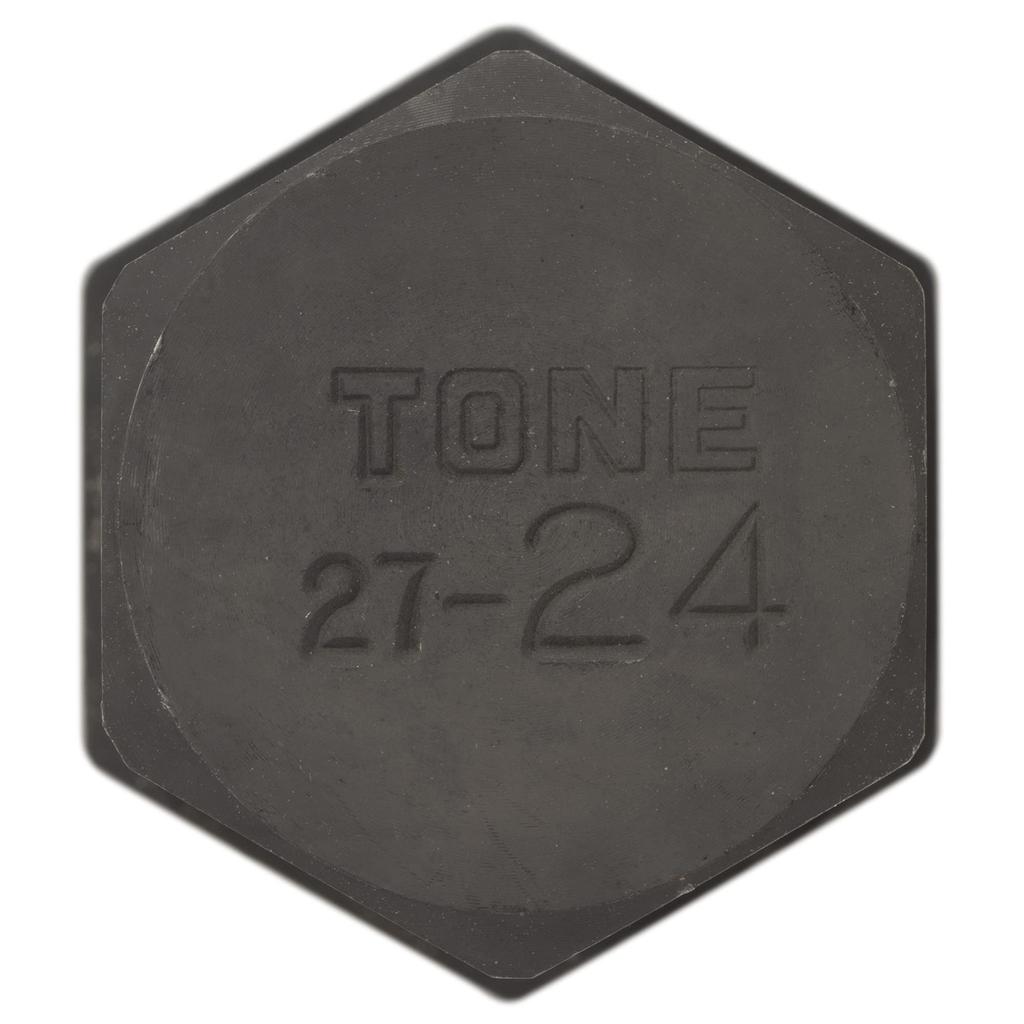 TONE Impact Hexagon Bit 27mm 24mm Hexagon Width (Interchangeable) BIT27-24, Drive,