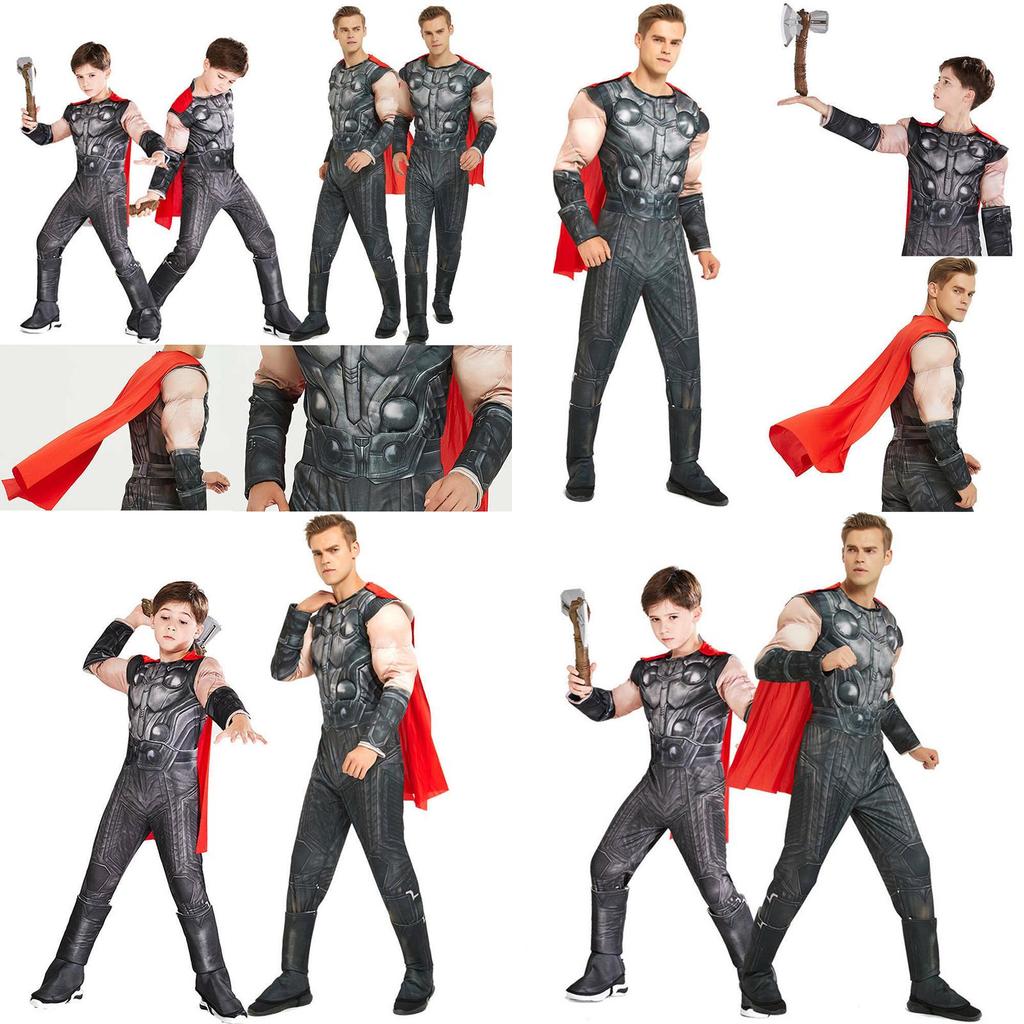 Avengers Endgame Thor Superhero Costume For Adults With Exquisite Workmanship And Breathable Material