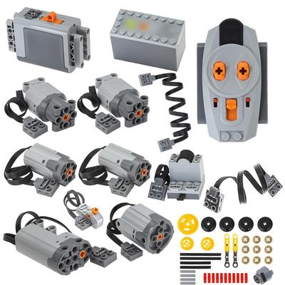 Sada napájecích funkcí Zylopa 48 ks Technic-Motors je kompatibilní s hlavními značkami pouzder pro servomotory Technic-Parts-Pieces