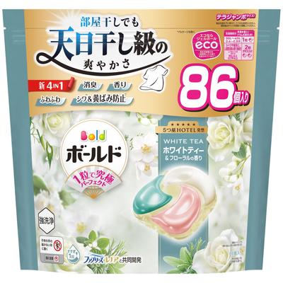 P&G P&G Bold Gel Ball 4D White Tea Terra Jumbo 86 Count