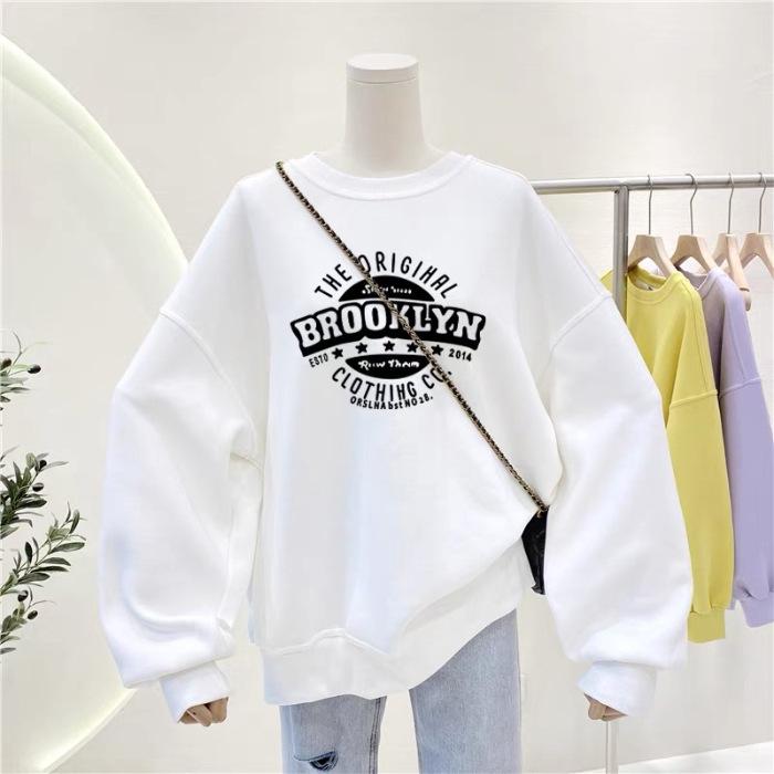 Women's Fashion Casual Spring Autumn Long Sleeve O-Neck Blouses & Shirts