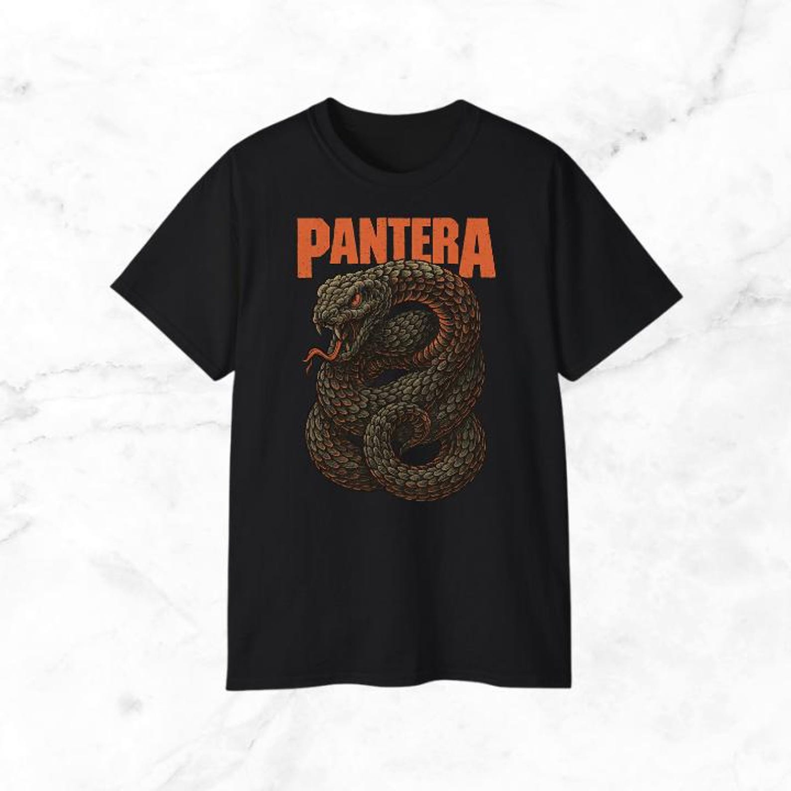 Pantera Venomous Adult Cotton Black T-Shirt Unisex 2XL