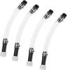 Transparent Racing Fuels Replacement Cap Flexible Oil Tube Hose Bender Kit  Fuel Tank