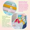 Waterproof Mesh Zipper Pouch Bag EVA Transparent File Bag Tutoring Bag  School Office Supplies