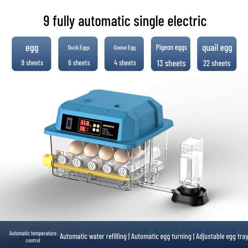 Smart Mini Household Incubator: Fully Automatic Quail & Chicken Egg Incubator with Constant Temperature Control