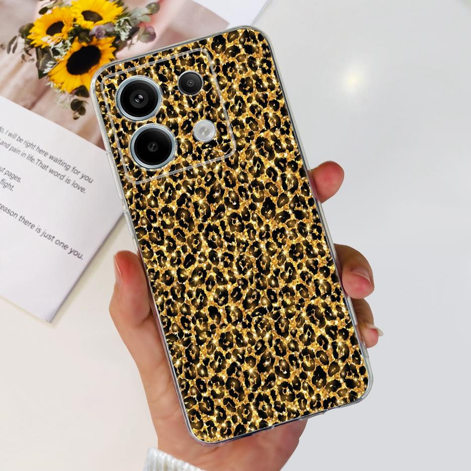 For Xiaomi Poco X6 5G Case PocoX6 Pro New Fashion Painted Cover Clear Silicone Phone Case For Xiaomi Poco X6 Pro X6Pro 5G Bumper