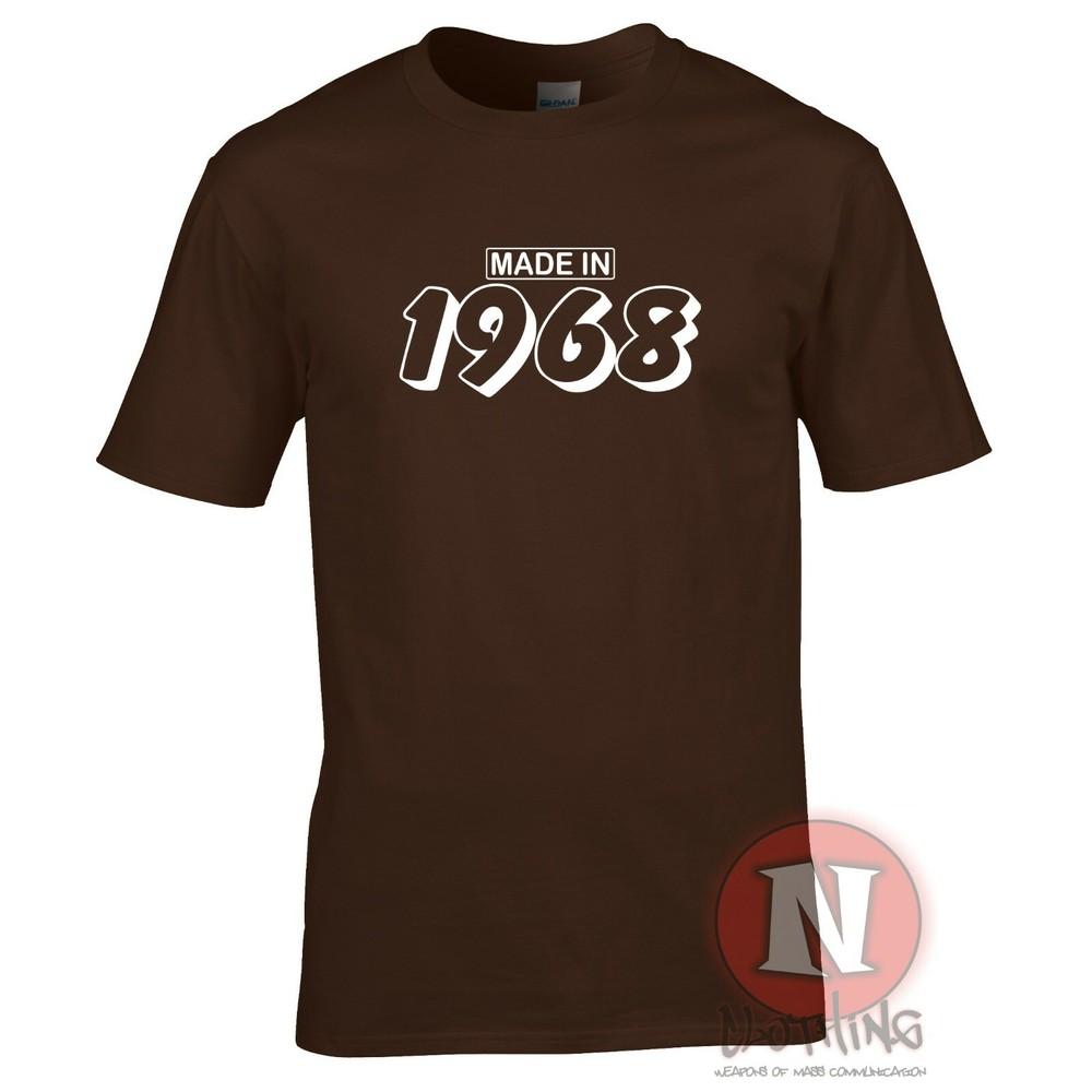 Made In 1968 TShirt Birthday Celebration Present Gift Funny Party Teeshirt