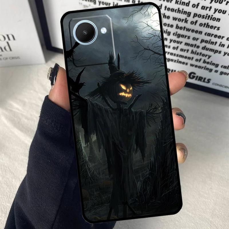 Halloween Pumpkin Ghost Mummy For Realme C55 C75 C67 C63 C51 C61 C53 C35 C65 C71 11 12 13 14 Pro Plus GT6 GT7 15 Pro Case