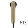 LISI HIAR Women Long Straight Ponytail Hair Wig Red Wine Blond Light Grey Black Synthetic Fiber Hair Extensions Party Time Daily Use