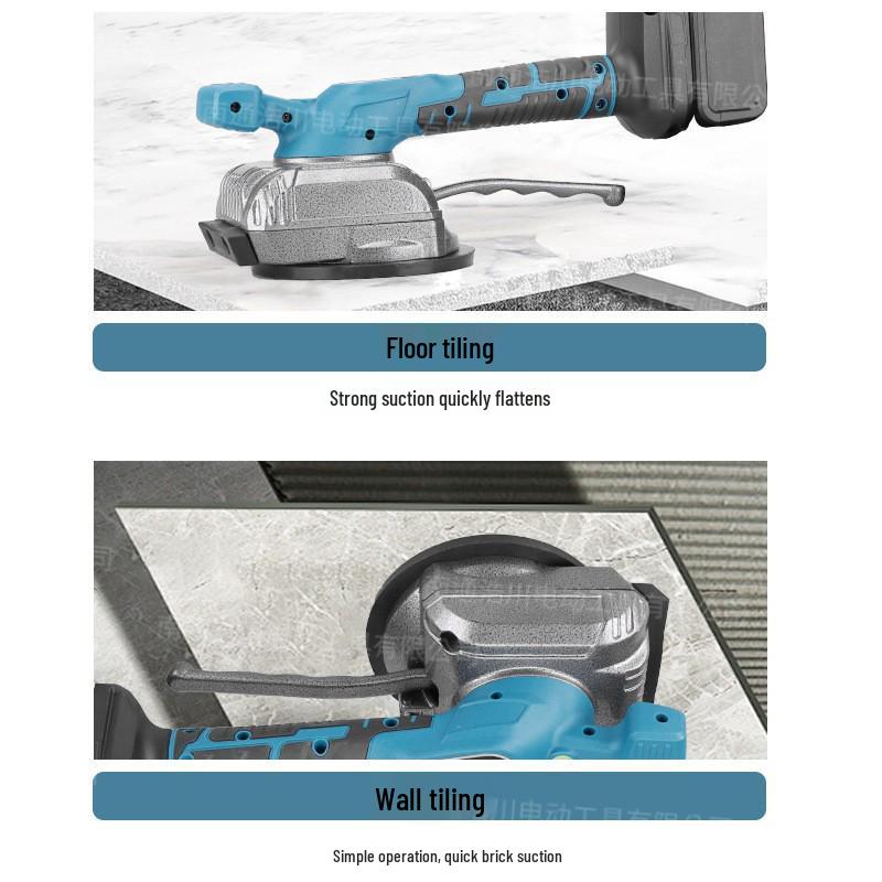 Elektrische Fliesenlegemaschine mit integrierter Wasserwaage und Hochleistungs vibration für Böden und Wände