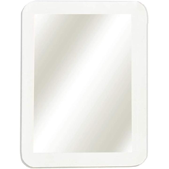 Magnetic Locker Mirror,5" x 7" Small Mirrors School Locker, Bathroom, Household Refrigerator, Locker Accessory, Office Cabinets, and Home (Black)