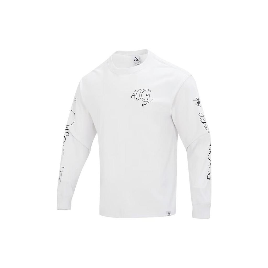 New Nike ACG Sweatshirt Men's White FJ2136-121